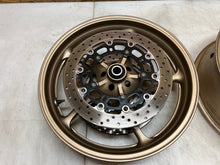 Load image into Gallery viewer, 09 10 12 13 14 15 16 YAMAHA YZFR6 YZF R6 R6R FRONT REAR WHEEL WHEELS RIM RIMS