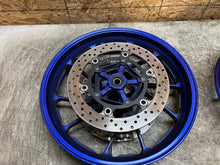 Load image into Gallery viewer, 14 15 16 2015 2016 YAMAHA FZ9 FZ09 FZ-09 FZ 900 FRONT REAR WHEELS WHEEL RIM RIMS
