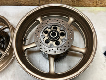 Load image into Gallery viewer, 09 10 12 13 14 15 16 YAMAHA YZFR6 YZF R6 R6R FRONT REAR WHEEL WHEELS RIM RIMS