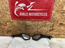 Load image into Gallery viewer, 13 14 15 16 17 TRIUMPH DAYTONA 675R 675 R REAR VIEW MIRROR MIRRORS PAIR WING