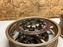 Load image into Gallery viewer, 09 10 12 13 14 15 16 YAMAHA YZFR6 YZF R6 R6R FRONT REAR WHEEL WHEELS RIM RIMS