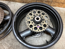 Load image into Gallery viewer, 98 99 00 01 02 03 KAWASAKI NINJA ZX7-R ZX7R ZX7 FRONT REAR WHEELS WHEEL RIM RIMS