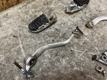 Load image into Gallery viewer, 08 09 10 11 KTM 690 SUPERMOTO SMC SM FOOT PEGS FOOT PEG REST SHIFT BRAKE LEVER
