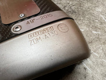 Load image into Gallery viewer, 15 16 17 DUCATI MULTISTRADA 1200 S CARBON FIBER TERMIGNONI EXHAUST PIPE SLIP ON