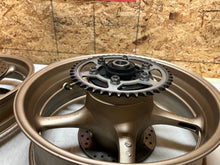 Load image into Gallery viewer, 09 10 12 13 14 15 16 YAMAHA YZFR6 YZF R6 R6R FRONT REAR WHEEL WHEELS RIM RIMS