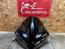Load image into Gallery viewer, 04 05 06 2004 2005 2006 YAMAHA YZFR1 YZF R1 HEADLIGHTS HEAD LIGHT FRONT NOSE