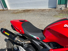 Load image into Gallery viewer, 08 09 10 11 12 13 14 DUCATI MONSTER 696 AKRAPOVIC CARBON FIBER EXHAUST SLIP ON