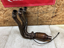 Load image into Gallery viewer, 13 14 15 16 17 TRIUMPH DAYTONA 675R 675 R FACTORY OEM EXHAUST MANIFOLD HEADER O2