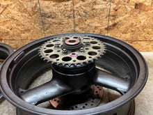 Load image into Gallery viewer, 98 99 00 01 02 03 KAWASAKI NINJA ZX7-R ZX7R ZX7 FRONT REAR WHEELS WHEEL RIM RIMS