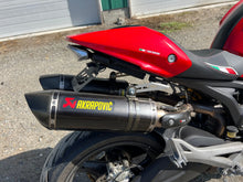 Load image into Gallery viewer, 08 09 10 11 12 13 14 DUCATI MONSTER 696 AKRAPOVIC CARBON FIBER EXHAUST SLIP ON