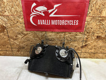 Load image into Gallery viewer, 2007 2008 07 08 YAMAHA YZFR1 YZF R1 ENGINE COOLER RADIATOR RAD COOLING FAN OEM