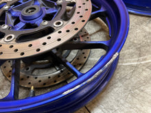 Load image into Gallery viewer, 14 15 16 2015 2016 YAMAHA FZ9 FZ09 FZ-09 FZ 900 FRONT REAR WHEELS WHEEL RIM RIMS