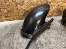Load image into Gallery viewer, 98 99 00 01 02 03 KAWASAKI NINJA ZX7-R ZX7R ZX7 FRONT REAR CARBON FIBER FENDER