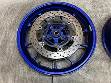 Load image into Gallery viewer, 14 15 16 2015 2016 YAMAHA FZ9 FZ09 FZ-09 FZ 900 FRONT REAR WHEELS WHEEL RIM RIMS