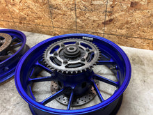 Load image into Gallery viewer, 14 15 16 2015 2016 YAMAHA FZ9 FZ09 FZ-09 FZ 900 FRONT REAR WHEELS WHEEL RIM RIMS