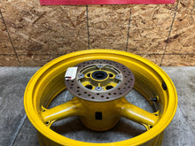 Load image into Gallery viewer, 98 99 00 01 02 KAWASAKI ZX6-R ZX6R ZX600 J REAR WHEEL BACK RIM STRAIGHT & TRUE