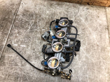 Load image into Gallery viewer, 03 04 2003 2004 KAWASAKI ZX6-R ZX6R 636 THROTTLE BODIES BODY FUEL INJECTORS OEM
