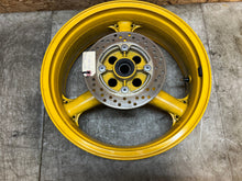 Load image into Gallery viewer, 98 99 00 01 02 KAWASAKI ZX6-R ZX6R ZX600 J REAR WHEEL BACK RIM STRAIGHT & TRUE