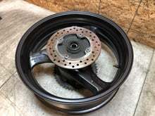 Load image into Gallery viewer, 99 00 1999 2000 HONDA CBR600 CBR 600 F4 REAR WHEEL BACK WHEEL RIM STRAIGHT OEM