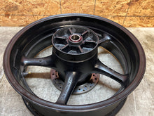 Load image into Gallery viewer, 03 04 05 08 09 2005 YAMAHA YZFR6 YZF R6 S REAR WHEEL BACK WHEEL RIM STRAIGHT