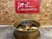 Load image into Gallery viewer, 96 97 98 99 1996-1999 SUZUKI GSX-R600 GSXR 750 SRAD REAR WHEEL BACK WHEEL RIM