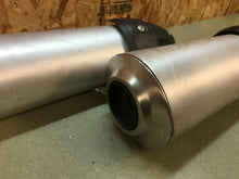 Load image into Gallery viewer, 2008-2014 DUCATI MONSTER 696 EXHAUST CANS MUFFLERS PIPE PIPES SLIP ON TWIN OEM