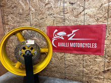 Load image into Gallery viewer, 98 99 00 01 02 KAWASAKI ZX6-R ZX6R ZX600 J REAR WHEEL BACK RIM STRAIGHT & TRUE