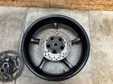 Load image into Gallery viewer, 03 04 05 08 09 2005 YAMAHA YZFR6 YZF R6 S REAR WHEEL BACK WHEEL RIM STRAIGHT
