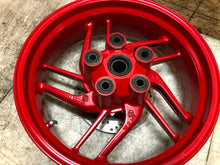 Load image into Gallery viewer, 16 17 18 19 DUCATI PANIGALE 899 959 REAR WHEEL BACK RIM COMPLETE CUSH DRIVE MINT