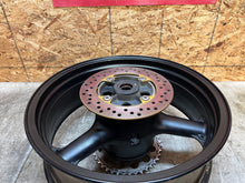 Load image into Gallery viewer, 03 04 2003 2004 KAWASAKI ZX6-R ZX6R 636 REAR WHEEL BACK RIM STRAIGHT & TRUE