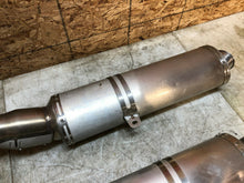 Load image into Gallery viewer, 04 05 06 07 08 09 10 APRILIA RSV1000R RSV 1000 R RIGHT LEFT EXHAUST MUFFLERS OEM