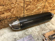 Load image into Gallery viewer, DANMOTO DAN MOTO OTO CARBON FIBER EXHAUST SYSTEM SLIP ON PIPE CAN