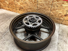 Load image into Gallery viewer, 04 05 06 07 2006 2007 KAWASAKI ZX10R ZX10-R ZX 10 R REAR WHEEL BACK RIM STRAIGHT