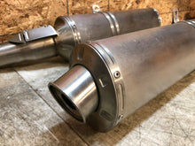 Load image into Gallery viewer, 04 05 06 07 08 09 10 APRILIA RSV1000R RSV 1000 R RIGHT LEFT EXHAUST MUFFLERS OEM