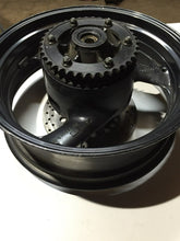 Load image into Gallery viewer, 1997 97 YAMAHA YZF 1000 YZF1000 YZF1000 R1 100R REAR WHEEL RIM STRAIGHT OEM