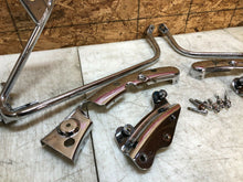 Load image into Gallery viewer, 09 10 11 12 13 HARLEY DAVIDSON ROAD GLIDE ROAD KING SADDLE BAG LUGGAGE BRACKETS