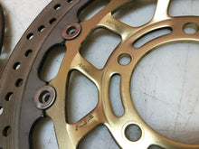 Load image into Gallery viewer, 05 06 07 08 09 10 TRIUMPH SPEED TRIPLE 1050 FRONT BRAKE ROTORS ROTOR STRAIGHT