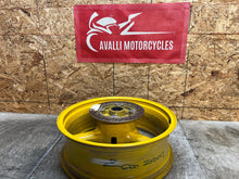 Load image into Gallery viewer, 98 99 00 01 02 KAWASAKI ZX6-R ZX6R ZX600 J REAR WHEEL BACK RIM STRAIGHT & TRUE