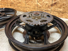 Load image into Gallery viewer, 1988-2007 KAWASAKI NINJA 250 250R EX250 FRONT & REAR WHEELS WHEEL RIM STRAIGHT