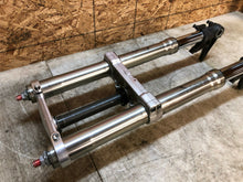 Load image into Gallery viewer, 2008-2013 08 09 10 11 12 13 DUCATI EVO 848 FRONT FORKS FRONT END FORK TUBES NICE