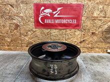 Load image into Gallery viewer, 03 04 2003 2004 KAWASAKI ZX6-R ZX6R 636 REAR WHEEL BACK RIM STRAIGHT & TRUE