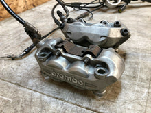 Load image into Gallery viewer, 2008-2013 08 09 10 11 12 13 DUCATI EVO 848 BREMBO FRONT BRAKE CALIPERS CLIP ON