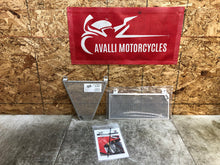 Load image into Gallery viewer, 16 17 18 19 DUCATI PANIGALE 959 1199 1299 COX RACING RADIATOR GAURD SET SILVER