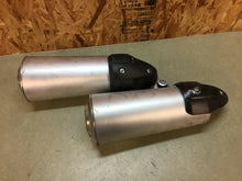 Load image into Gallery viewer, 2008-2014 DUCATI MONSTER 696 EXHAUST CANS MUFFLERS PIPE PIPES SLIP ON TWIN OEM