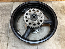 Load image into Gallery viewer, 03 04 2003 2004 KAWASAKI ZX6-R ZX6R 636 REAR WHEEL BACK RIM STRAIGHT & TRUE