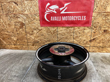Load image into Gallery viewer, 03 04 2003 2004 KAWASAKI ZX6-R ZX6R 636 REAR WHEEL BACK RIM STRAIGHT & TRUE