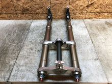 Load image into Gallery viewer, 2008-2013 08 09 10 11 12 13 DUCATI EVO 848 FRONT FORKS FRONT END FORK TUBES NICE