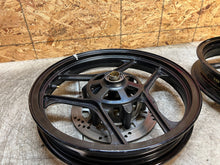 Load image into Gallery viewer, 1988-2007 KAWASAKI NINJA 250 250R EX250 FRONT & REAR WHEELS WHEEL RIM STRAIGHT