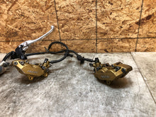 Load image into Gallery viewer, 2002 2003 02 03 HONDA CBR 954 954RR FIREBLADE FRONT BRAKE CALIPERS BRAKES MASTER