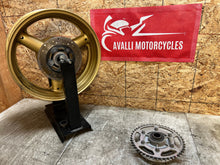 Load image into Gallery viewer, 96 97 98 99 1996-1999 SUZUKI GSX-R600 GSXR 750 SRAD REAR WHEEL BACK WHEEL RIM